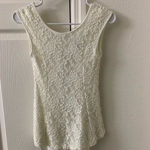Lacy/ Chiffon top